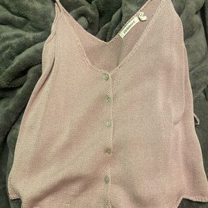 Button tank top